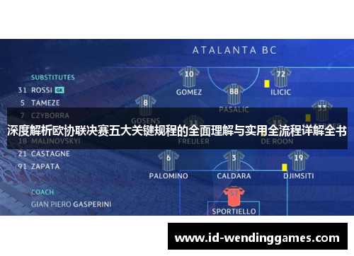 深度解析欧协联决赛五大关键规程的全面理解与实用全流程详解全书